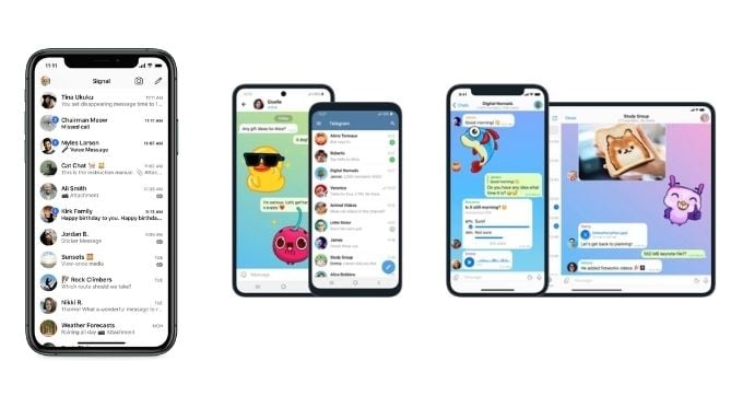 Signal & Telegram image