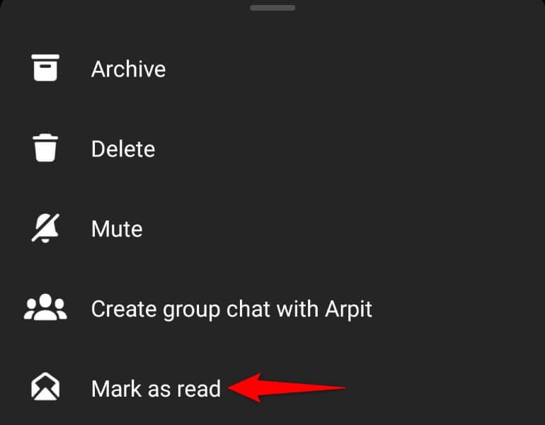 Read or Mark Your Messages as Read in Messenger image