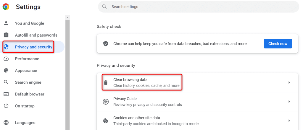 Clear Chrome’s Cached Content image