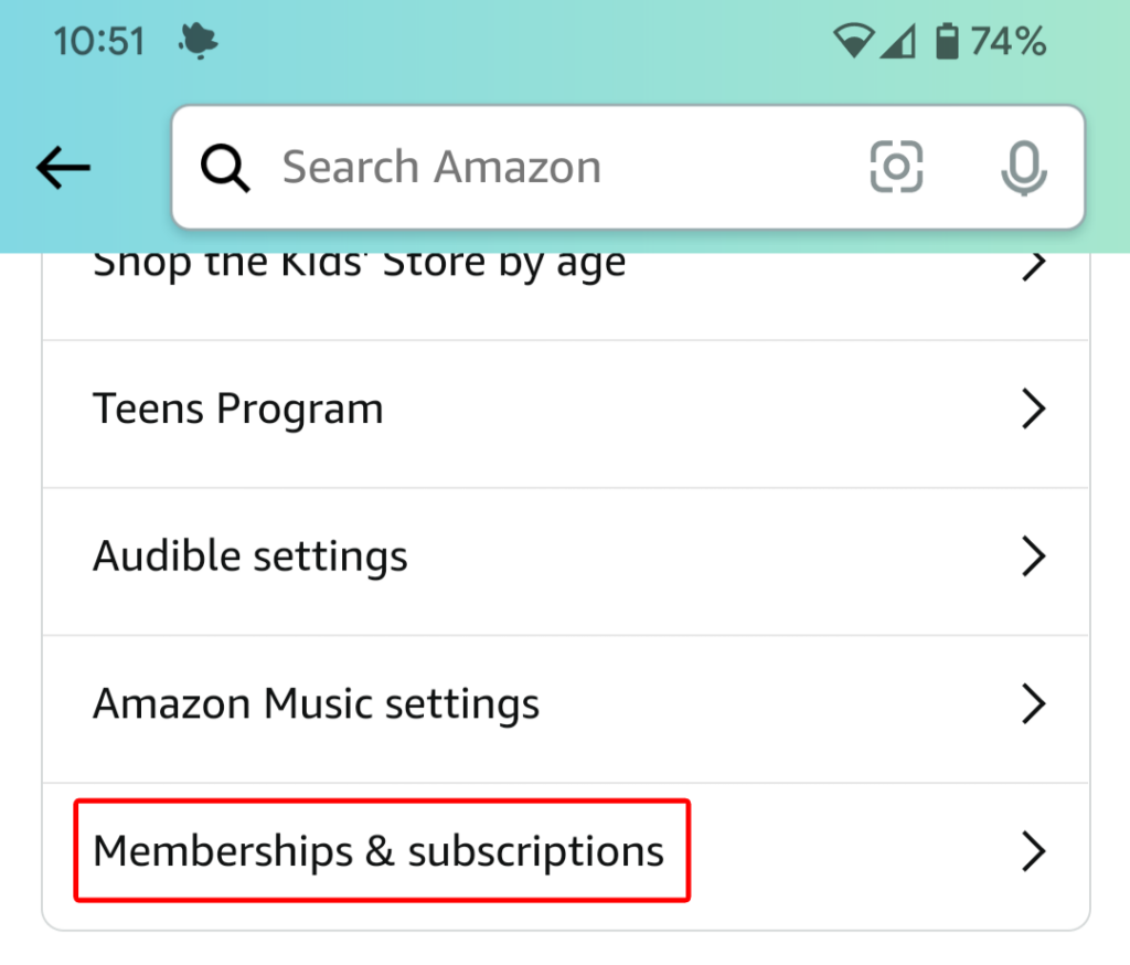 Where to Manage Your Subscriptions on Amazon image 4